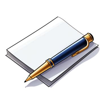 Pen On Paper Clipart