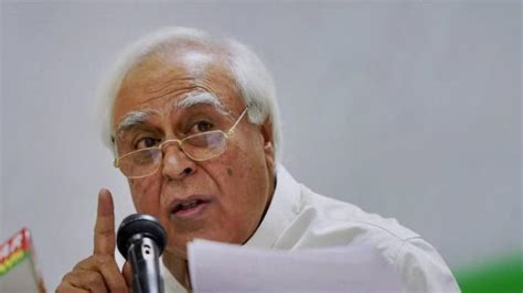 Consistent With Pm Modis India Kapil Sibal Snipes At Govt Over