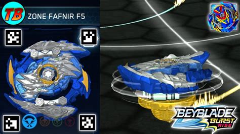 Zone Fafnir F Game Play All Fafnir Qr Codes Beyblade Burst App