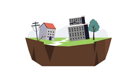 Earthqauke Background Scene Illustration Vector 15778700 Vector Art At