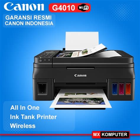 Jual Canon Inkjet Printer Pixma G4010 Print Scan Copy Fax