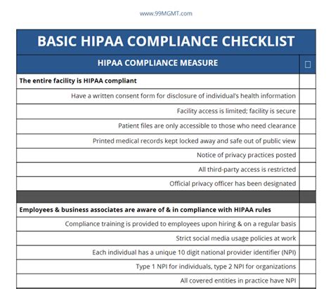 [hipaa Compliance Checklist] Understanding Medical Practice Needs