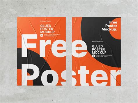 Wall Poster Mockup Templates And Items — Mockup Zone