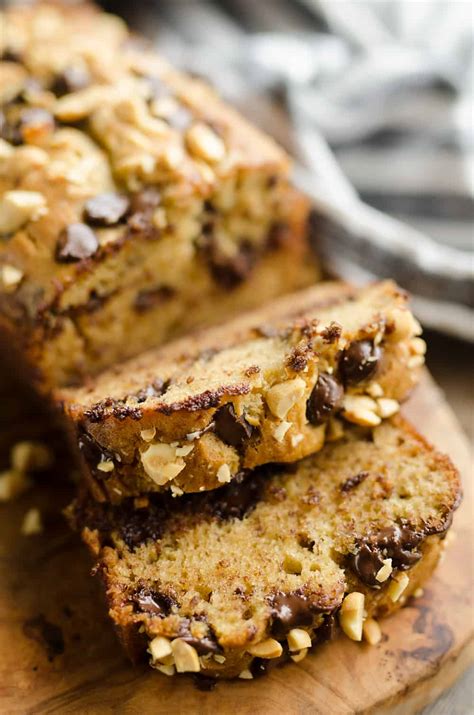 Peanut Butter Chocolate Banana Bread