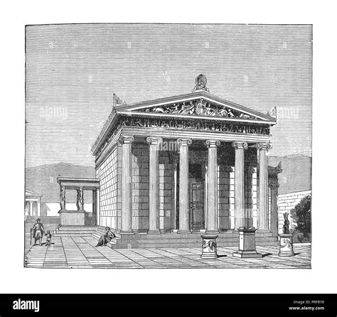 Engraving Of Ancient Athens Hi Res Stock Photography And Images Alamy