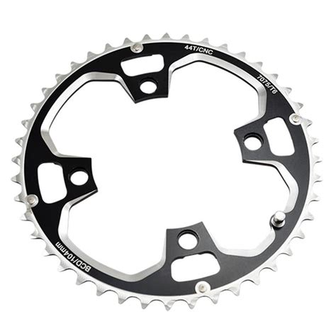 Plateau VTT Triple Ø 104mm Extérieur 44 Dents Noir 4 Branches CNC 9V