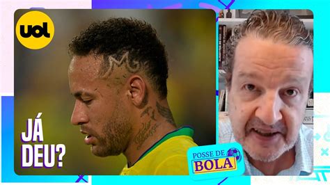 Neymar Parecia Acima Do Peso Muito Nervoso No Jogo E Reagiu Mal