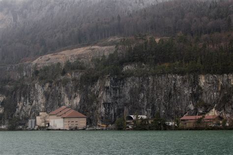 Kieswerk Balmholz Am Thunersee Im Berner Oberland Im Kanto Flickr