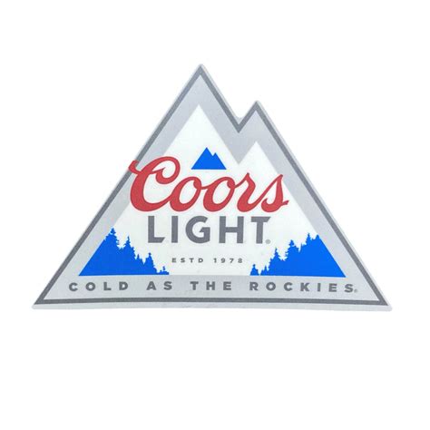 Mountain Logo Sticker – Coors Light Shop