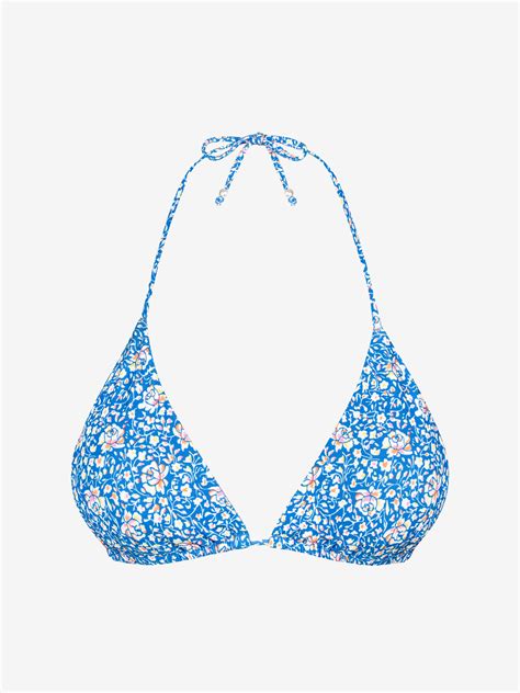 Rosie Trekant Bikini Top Ditsy Floral Blue 179 97 Kr CHANGE Lingerie