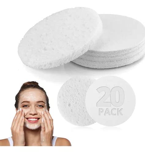 Esponjas De Limpieza Facial Naturales 20 Esponjas Faciales Cuotas