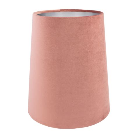 Blush Pink Velvet Tall French Drum Lampshade Lampshade Barn