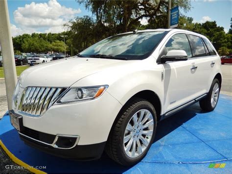 2014 White Platinum Metallic Tri Coat Lincoln Mkx Fwd 94552985 Photo