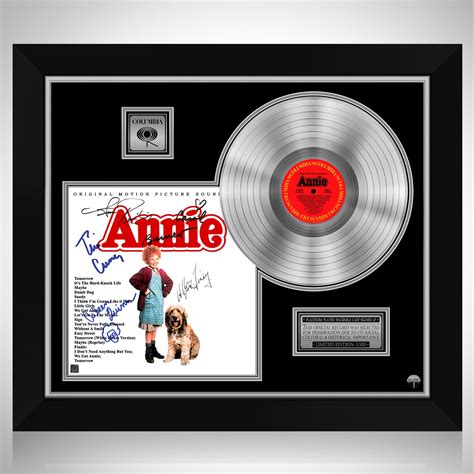 Annie Original Motion Picture Soundtrack Platinum Lp Limited