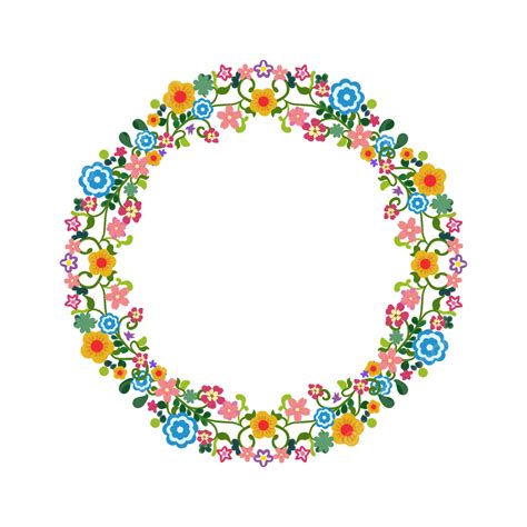 Watercolor Floral Wreath White Transparent, Beautiful Hand Paint Watercolor Floral Wreath ...