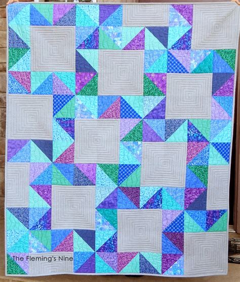 Falling Stars Quilt Pattern Pdf In Sizes From Baby To Etsy