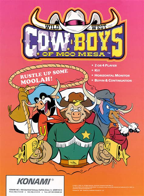 Wild West Cow Boys Of Moo Mesa Konami Wiki Fandom