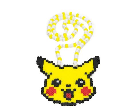 Cute Pikachu Perler Beads Etsy