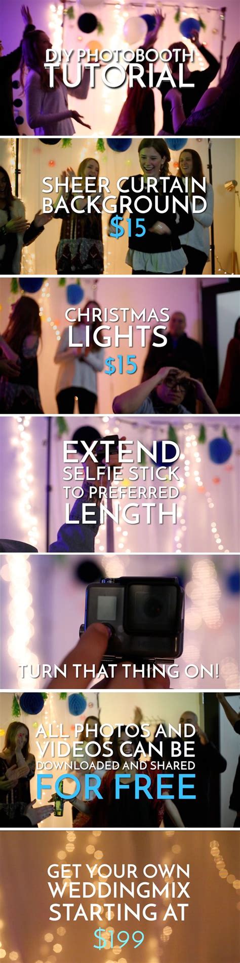 How To Make A Diy Photobooth Weddingmix Wedding Mix Diy Wedding Video Diy Photo Booth