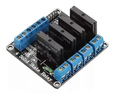 Módulo Relé de Estado Sólido SSR 4 Canais Eletrogate 12 anos