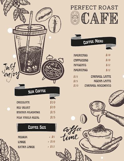 Best Coffee Shop Menu Ideas Stealth Agents