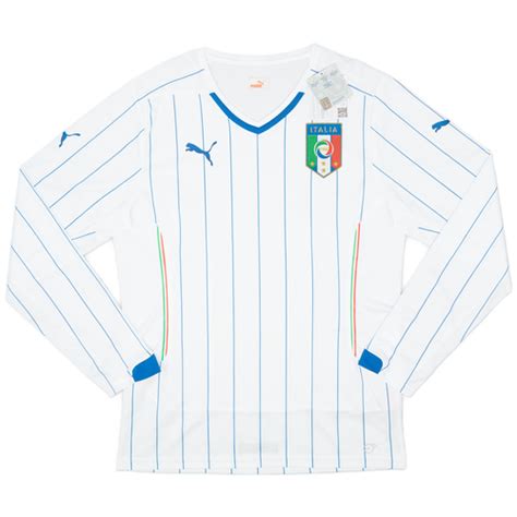 Italy Player Issue Away L S Shirt L