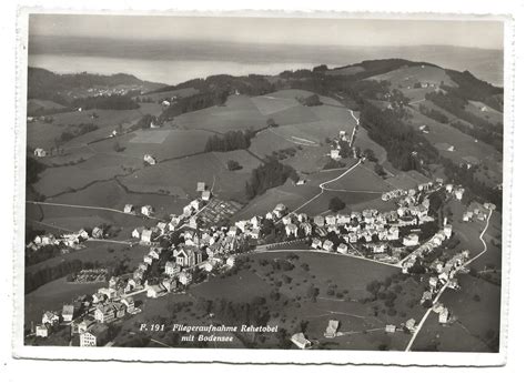 Rehetobel AR Dorfansicht Bodensee Flugaufnahme 1948 Kaufen