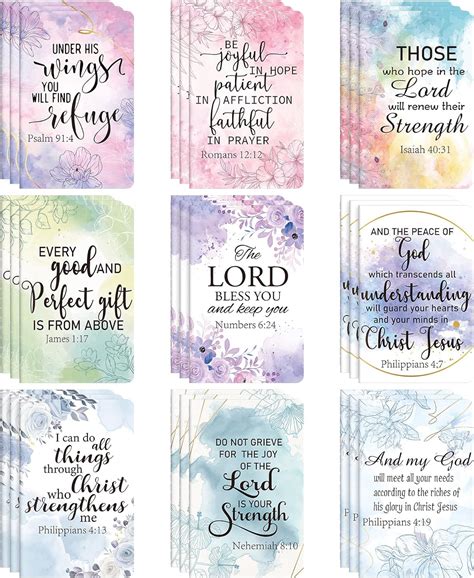 Amazon Woanger Packs Bible Verse Notebooks Prayer Journals