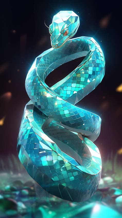 Gemstone Serpents Fantasy Creatures Art Snake Wallpaper Creature