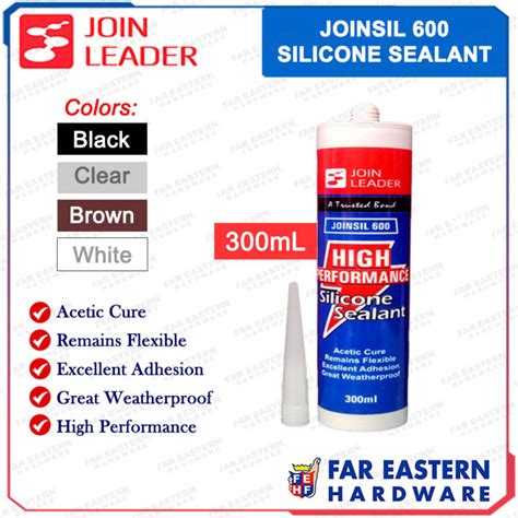 Joinsil Silicon Sealant Acetic Cure Clear White Brown Black Ml