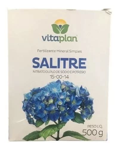 Fertilizante Salitre 15 00 14 Vitaplan 500g Mercadolivre