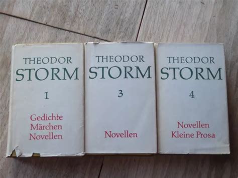 Theodor Storm S Mtliche Werke In Vier B Nden B Nde Aufbau