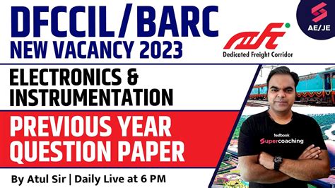 Dfccil Previous Year Question Paper Electronics Barc Stipendiary