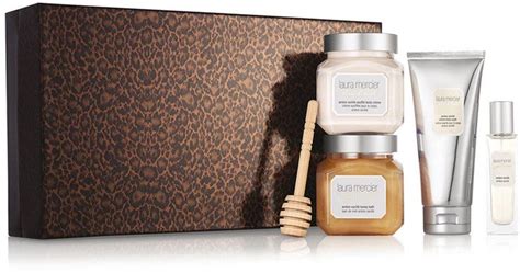 Laura Mercier 5-Pc. Sweet Temptations Ambre Vanille Luxe Body & Bath Holiday Set | Bath & body ...