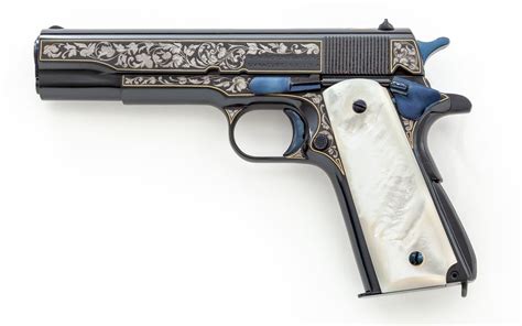 Fancy Engraved Remington Rand Model 1911 A1 Semi Auto Pistol