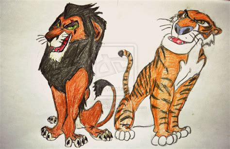 Scar and Shere Khan by kokeblacklion on deviantART | Disney villains, Scar, Art