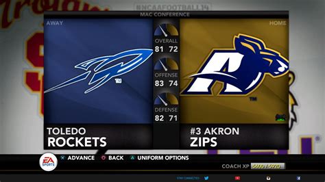 Akron V Toledo Dynasty Season 2 Championship Game NCAA Football 14