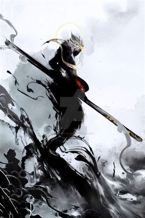 Wukong Oil Splash Art By Lehoangkimlong On Deviantart