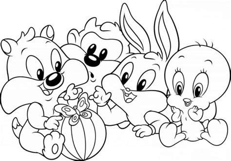 Dibujos De Los Looney Tunes Bebes Para Colorear Imprimir Gratis Porn