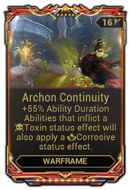 Archon Continuity - Trade Statistics | Warframe Market