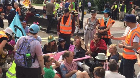 Extinction Rebellion Protesters Guilty Of Obstructing Highway Bbc News