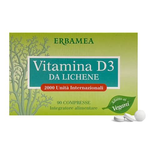 Vitamina D Da Lichene Integratore Da Compresse Erbamea