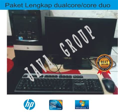 Jual Paket Lengkap Hp Pro 2000 Mt Cpu Pc Komputer Lcd Mouse Keyboard Di