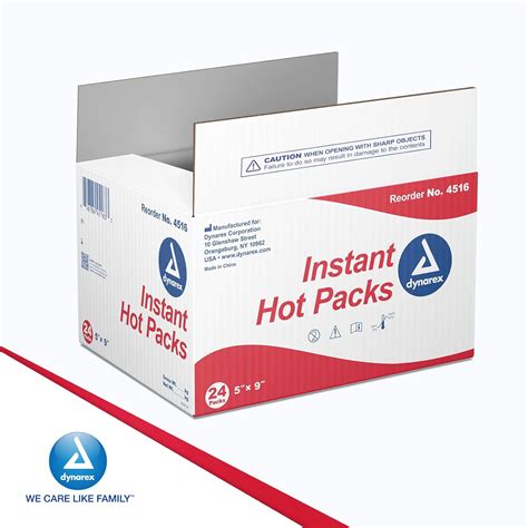 Dynarex Instant Hot Packs Only Case Remaining Stat Technologies