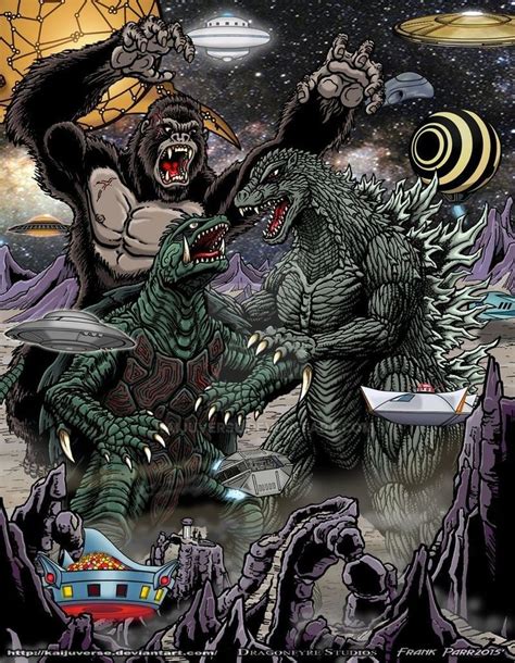 Pin By ธนรินทร์ โรจน์ทนงค์ On Crossover Kaiju Monsters All Godzilla