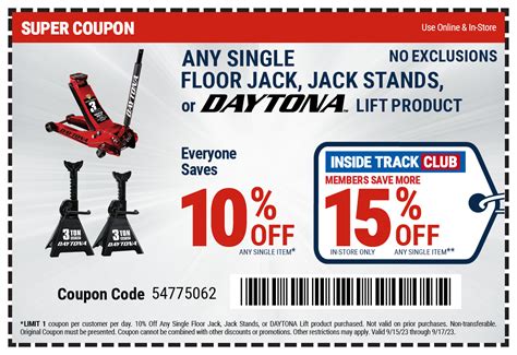 Harbor Freight Tools Coupon Database Free Coupons Percent Off Coupons Toolbox Coupons