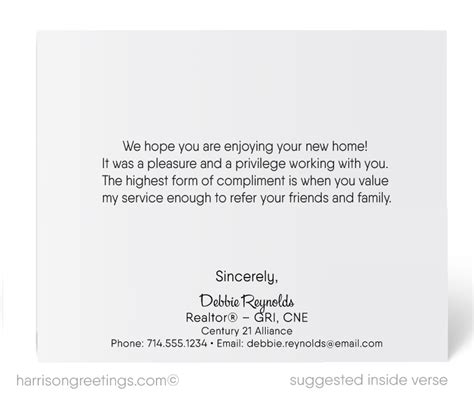 Client Congratulations Cards on New Home Purchase - swirly-world-design