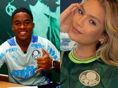 Namorada De Endrick Do Palmeiras Chama A Aten O Por Beleza