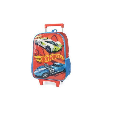 Mochila Hot Wheels Rodas Laranja