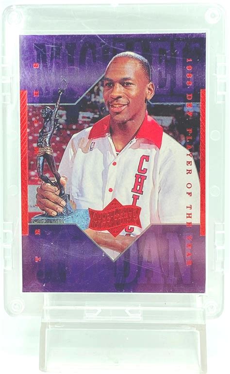 Vintage Upper Deck Athlete Of The Century Michael Jordan Card